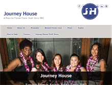 Tablet Screenshot of journeyhouseyouth.org